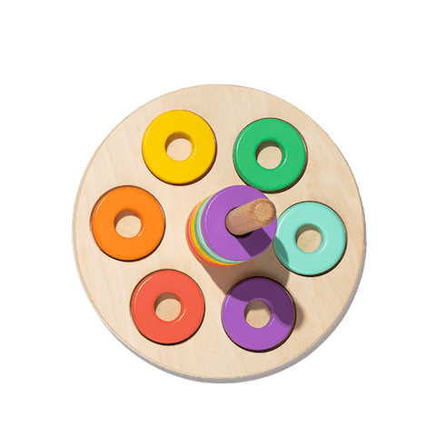 Flexible Wooden Stacker from The Babbler Play Kit